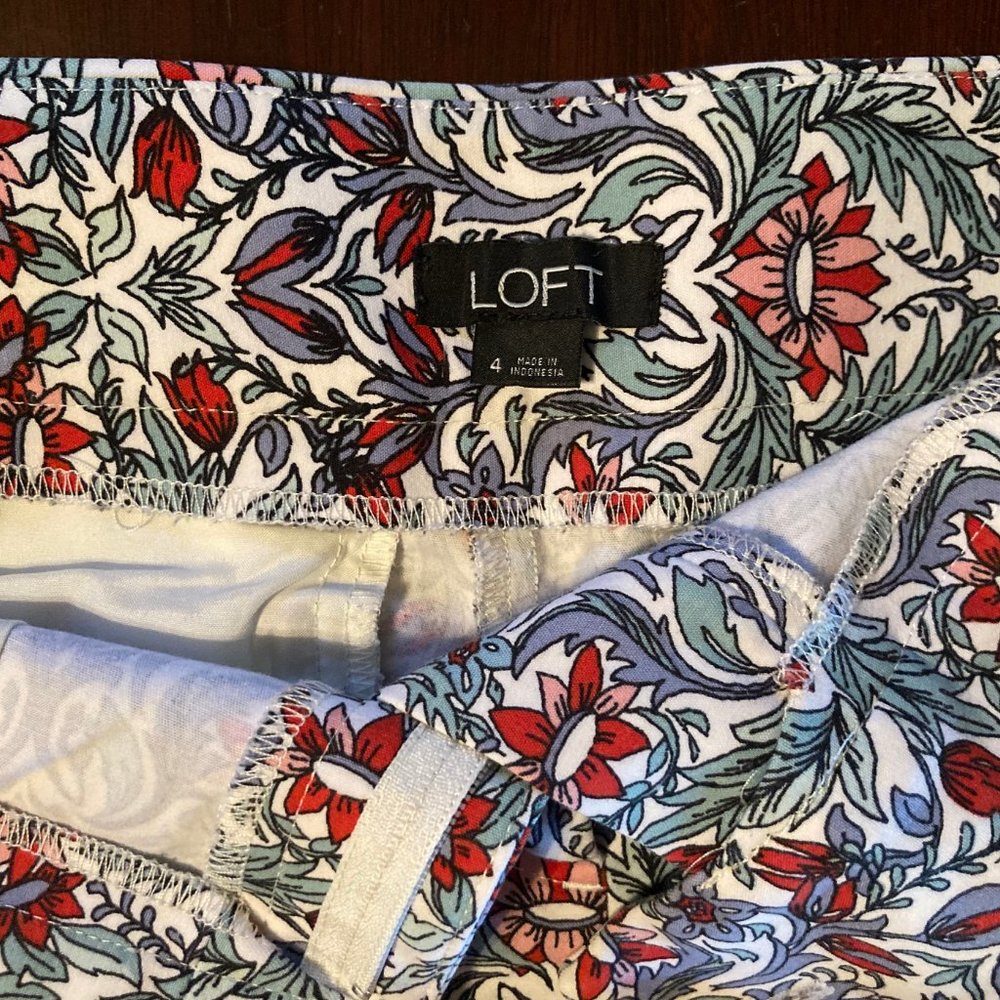 LOFT RIVIERA SHORTS WITH 4 INCH INSEAM